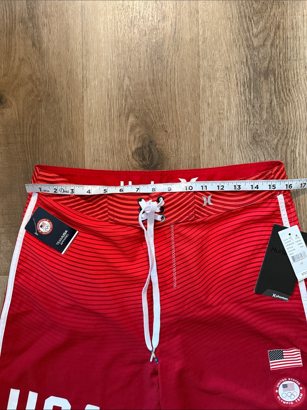 Hurley phantom team USA board  shorts NWT Size 30 - Picture 10 of 15